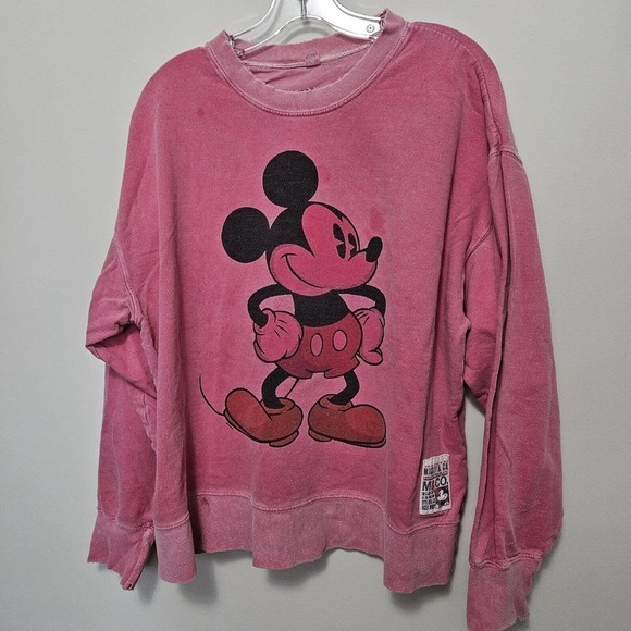 Mickey & Co. Sweatshirt Mickey Meets Grunge Size M Oversized - Picture 1 of 14